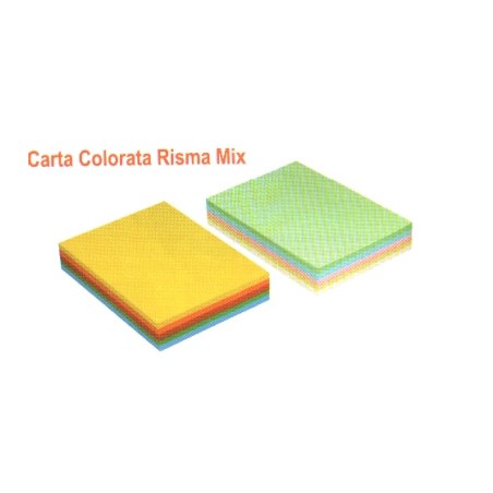 Risma 500fg carta colori tenui mix per Laser e Fotoc. F.to A4 80gr. COPYTINTA