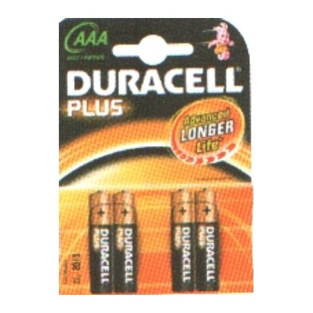 Pile 4pz. stilo AA LR6 1,5v alkaliana DURACELL