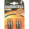 Pile 4pz. stilo AA LR6 1,5v alkaliana DURACELL