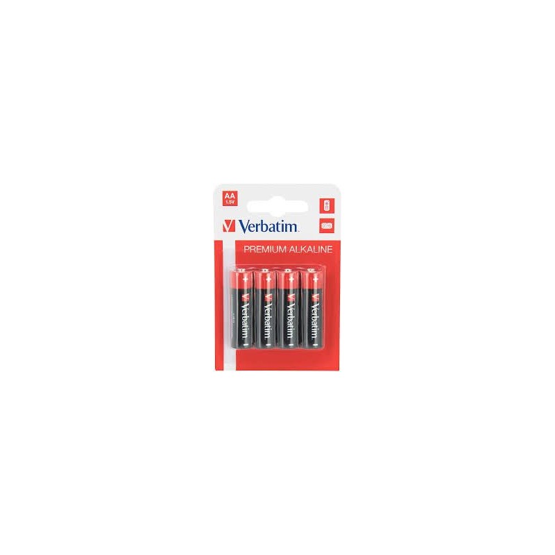 PILE 4pz. ministilo 1.5V "AAA" Alkalina VERBATIM