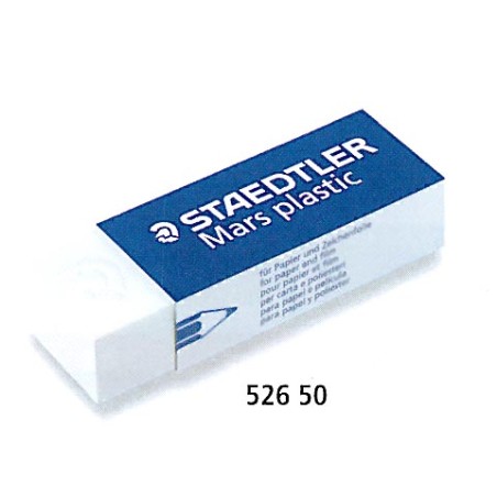 GOMMA STAEDTLER mars plastic bianca per matita morbida