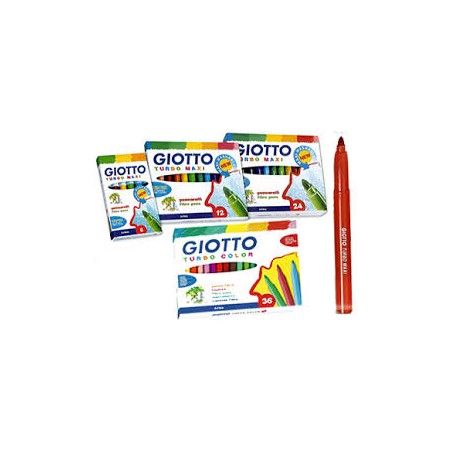 Pennarelli FILA GIOTTO TurboMaxi scatola da 24 colori assortiti