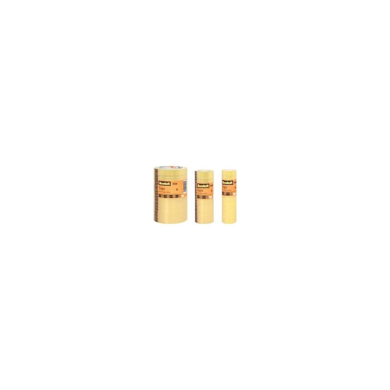 Scotch 3M adesivo trasparente 15mm x 10mt offerta10pz
