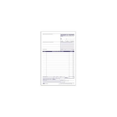 Documento di trasporto Ddt 2copie blocco F.to 31x21 autoricalcanti EDIPRO