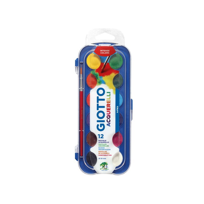 Acqurelli GIOTTO da 12 colori