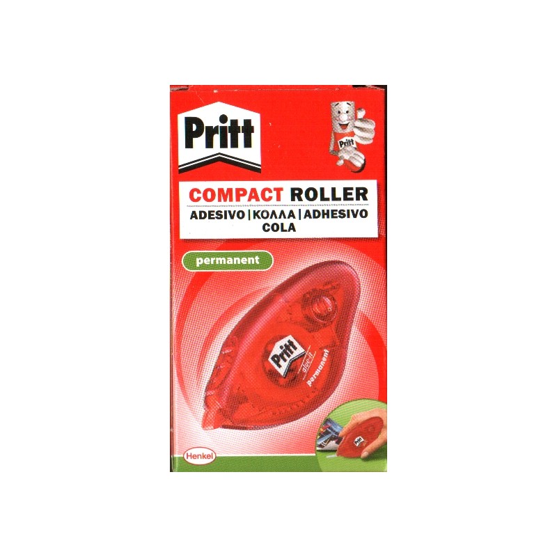Colla HENKEL PRITT Roller Compact permanente 8.5x8mt