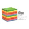 Cubo in plexiglass portafoglietti colorati 9.5x9.5cm SCATTO