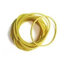 Elastici SIAM a spaghetto in gomma gialla unica misura conf.1Kg. diametro