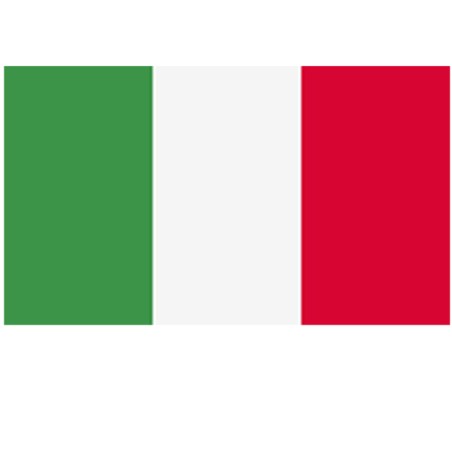 Bandiera italia tricolore 90x60cm in tessuto (senza asta)